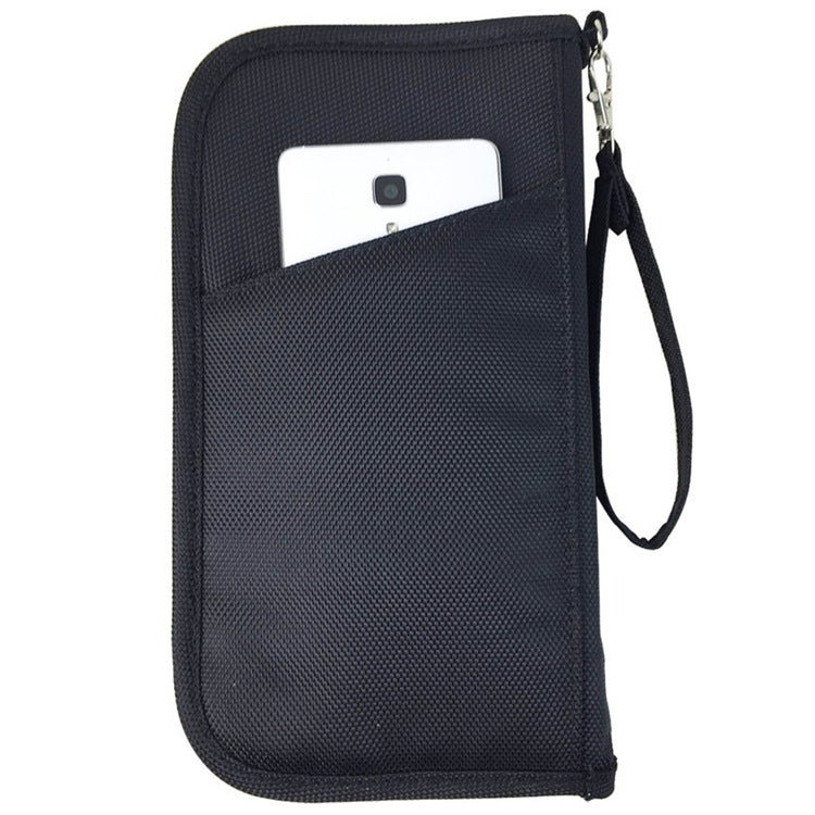 Faraday Bag RFID Travel Passport Wallet & Documents Organizer Zipper Case