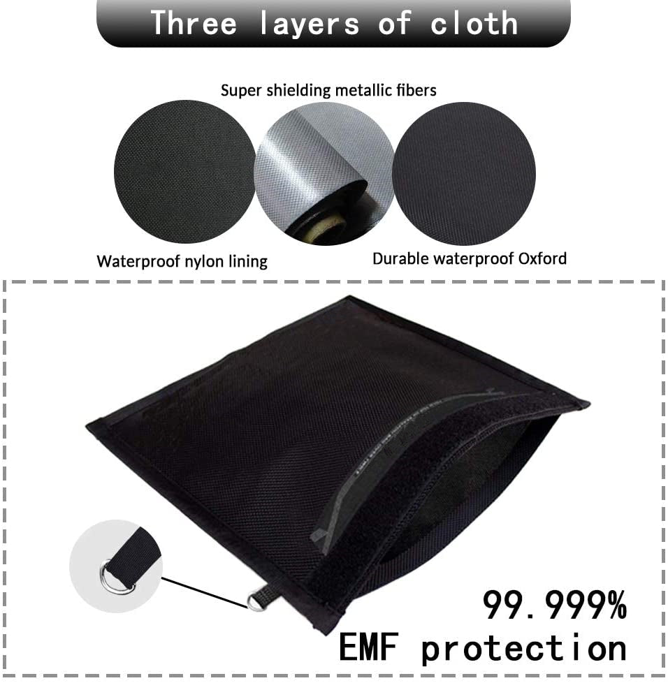Faraday Bag for Phones - Device EMP Shielding for Law Enforcement, Anti-Tracking