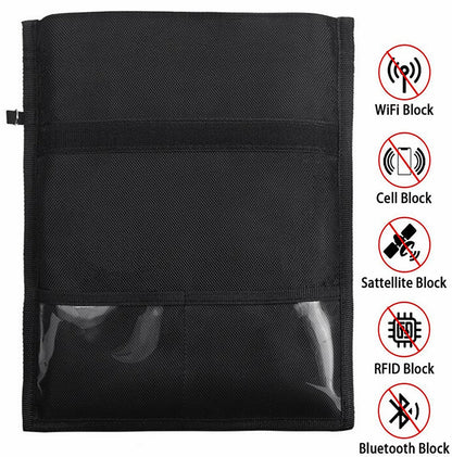 Faraday Bag for Phones - Device EMP Shielding for Law Enforcement, Anti-Tracking