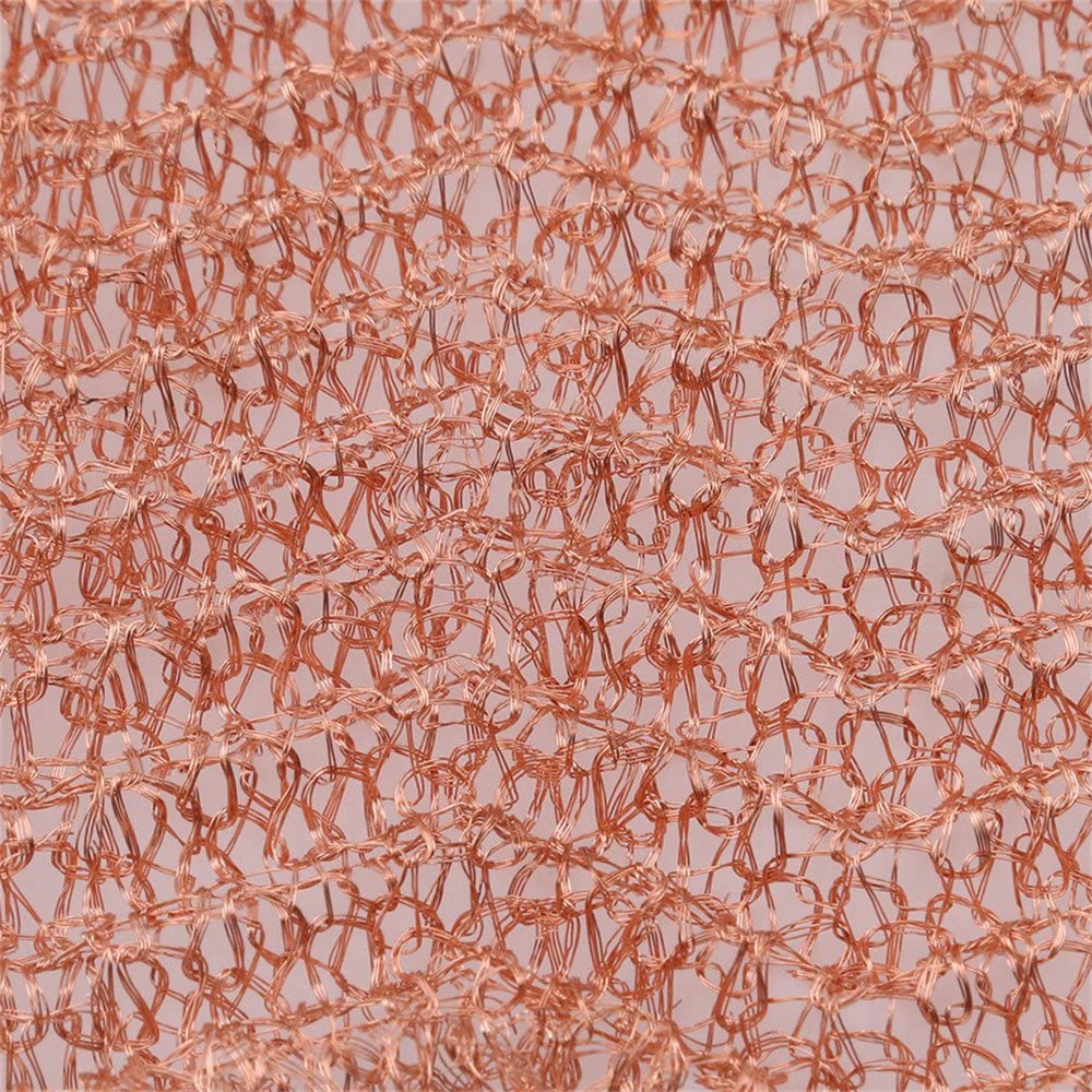 Pure Copper Knitted Mesh Filter Sanitary Blocker for DIY Hole Filler Distilling