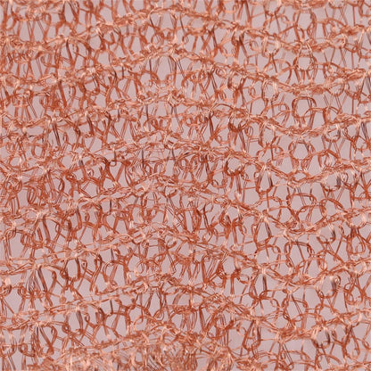 Pure Copper Knitted Mesh Filter Sanitary Blocker for DIY Hole Filler Distilling