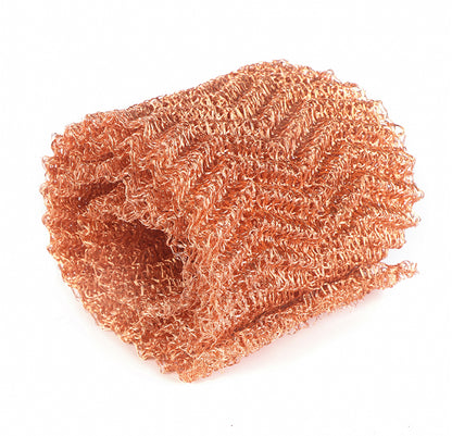 Pure Copper Knitted Mesh Filter Sanitary Blocker for DIY Hole Filler Distilling
