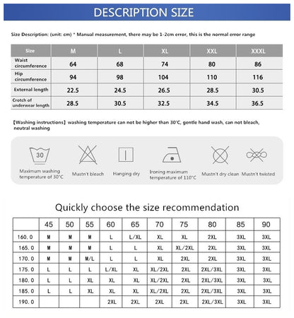 Unisex Underwear Boxer Briefs-Anti-Radiation RF EMF Protection Shorts Pants Breathable