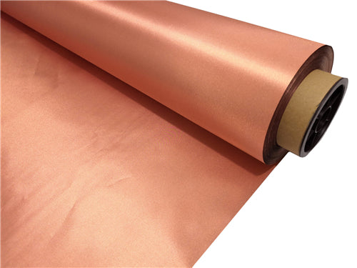 Amerthing Pure Copper Faraday Fabric EMF Protection Fabric Shielding RF &  LF Electromagnetic Fields Gold Color Blocking Fabric 2 Meters (78x43 inch)