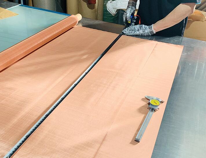Pure Copper Mesh Screen Dense Filter EMF Shielding Electrode Magnetic 200 Mesh