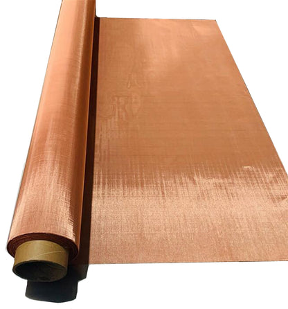 Pure Copper Mesh Screen Dense Filter EMF Shielding Electrode Magnetic 200 Mesh