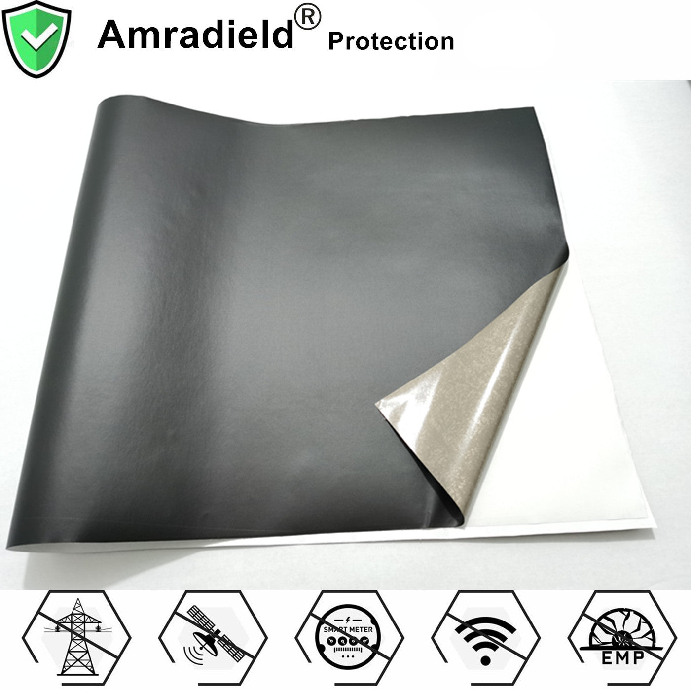 Faraday Copper Tape Wallpaper Black Color