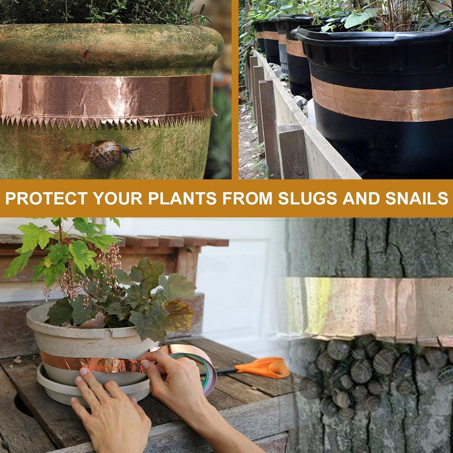 Copper Foil Tape/Conductive Adhesive for Guitar-EMI Shielding-Repels Slugs Snail