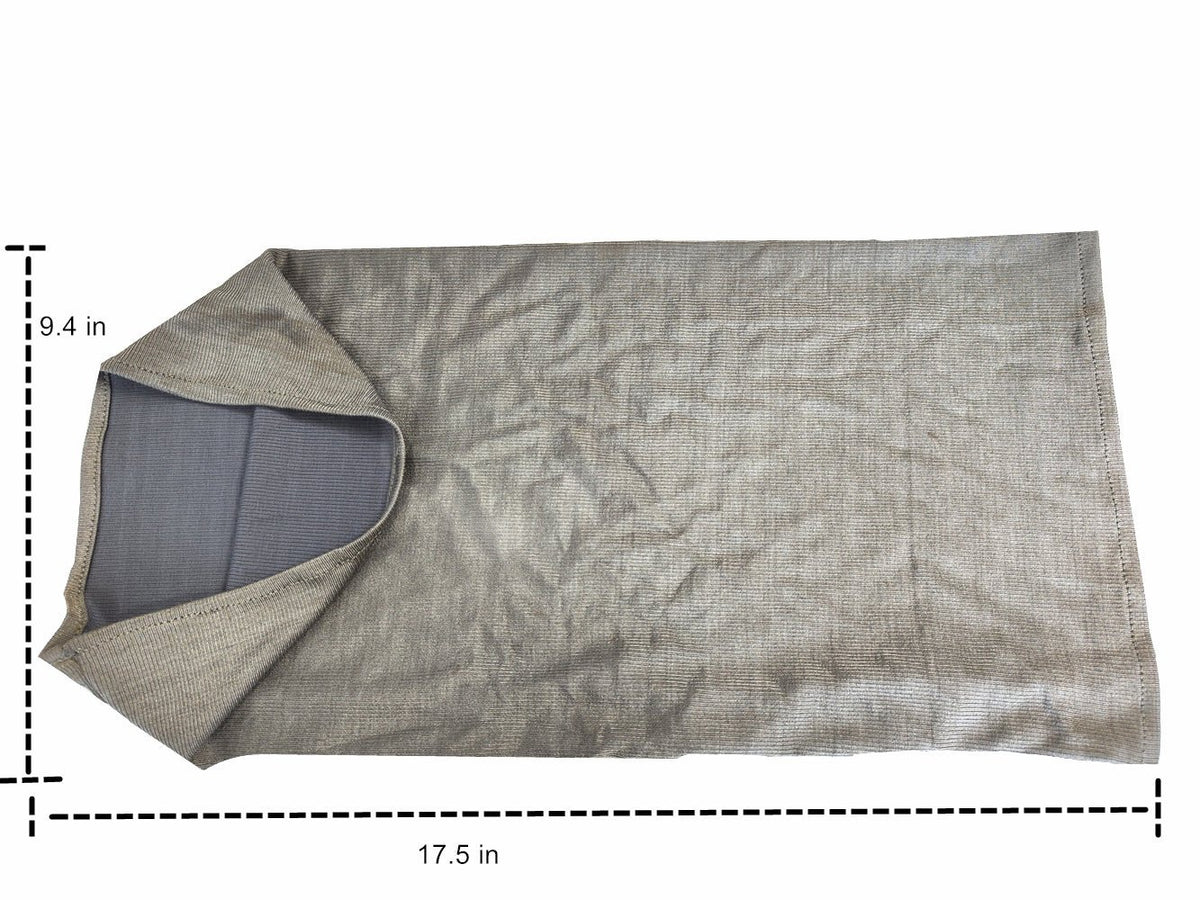EMF Protection Bamboo Hood Gaiter with Silver Thread Anti-Radiation - Head Scarf - Amradield