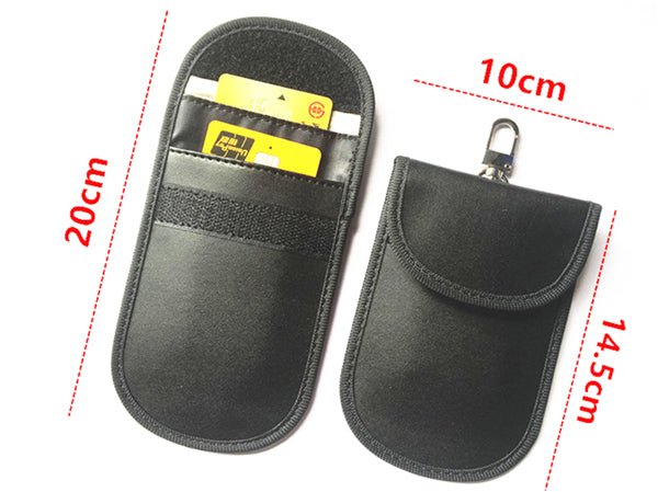 Faraday Bag for Key Fob,Faraday Cage Protector 2 pack - Amradield