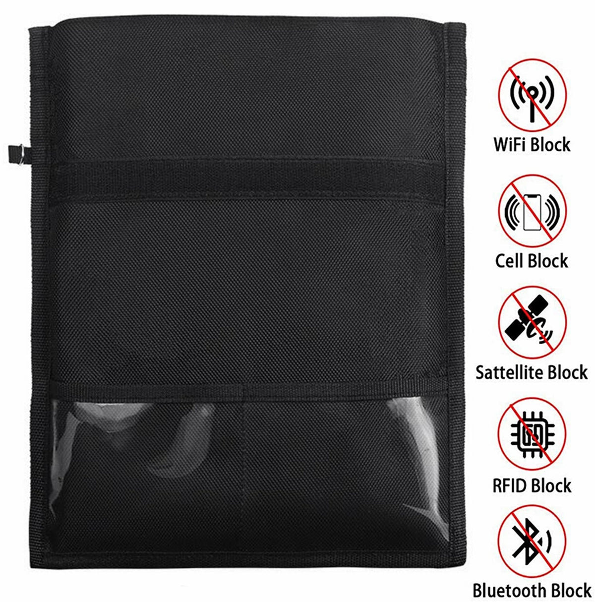 Faraday Bag for Phones - Device EMP Shielding for Law Enforcement, Anti-Tracking - Amradield
