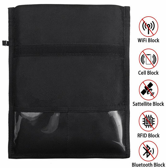 Faraday Bag for Phones - Device EMP Shielding for Law Enforcement, Anti-Tracking - Amradield