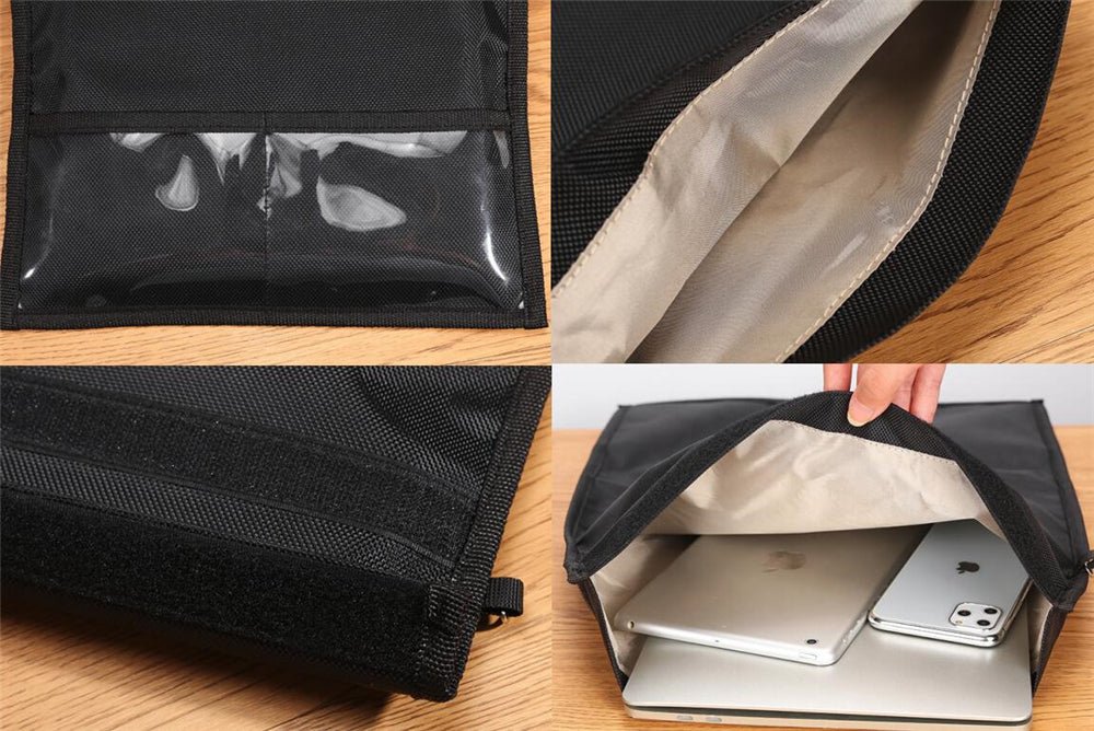 Faraday Bag for Phones - Device EMP Shielding for Law Enforcement, Anti-Tracking - Amradield