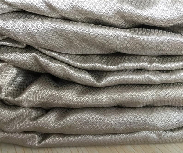 EMI/EMF/Radiation/Microwave Shielding Fabric-Silver Fiber Ripstop for Clothes