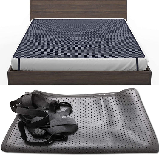 Therapy EMF Grounding Mats Conductive Carbon Leatherette Pad for Better Sleep Big size - Amradield