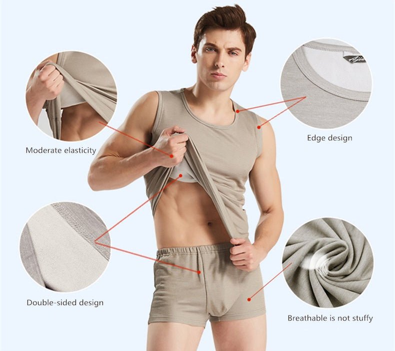Unisex Underwear Boxer Briefs-Anti-Radiation RF EMF Protection Shorts Pants Breathable - Amradield