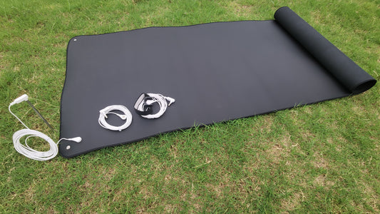 Earthing Yoga Mats Therapy Sheet Improves Sleep,Balance Blood Circulation 71x24"